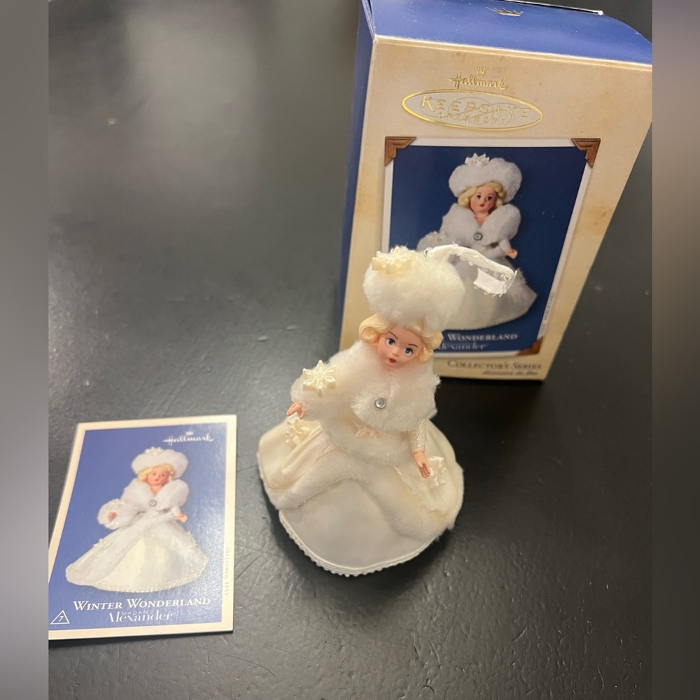 Hallmark Keepsake Ornament 2002 Winter Wonderland Madame Alexander Doll
